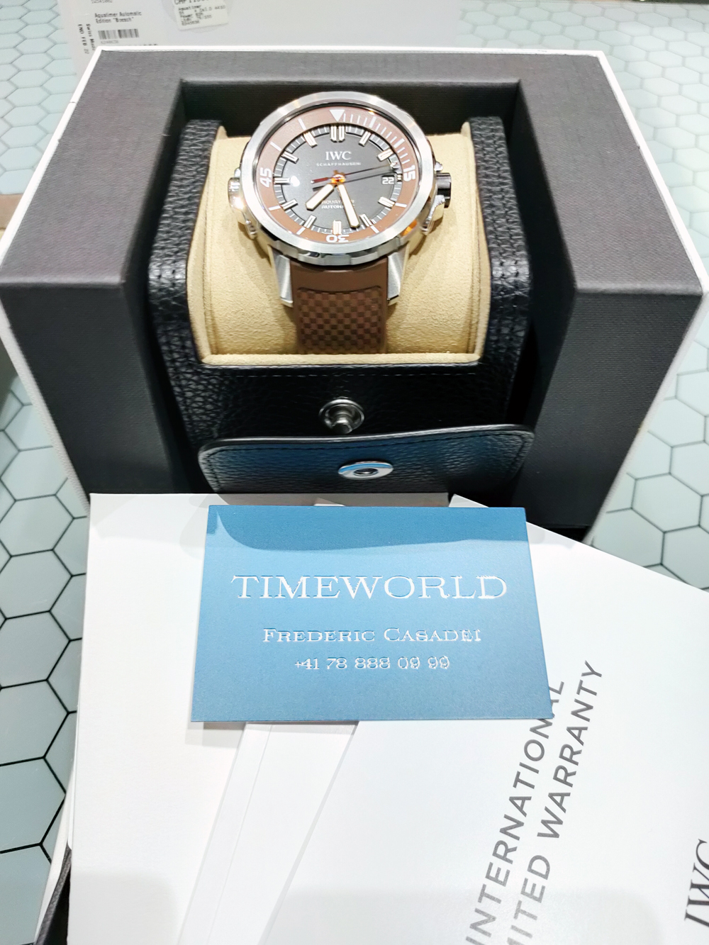 Iwc aquatimer boesch hot sale