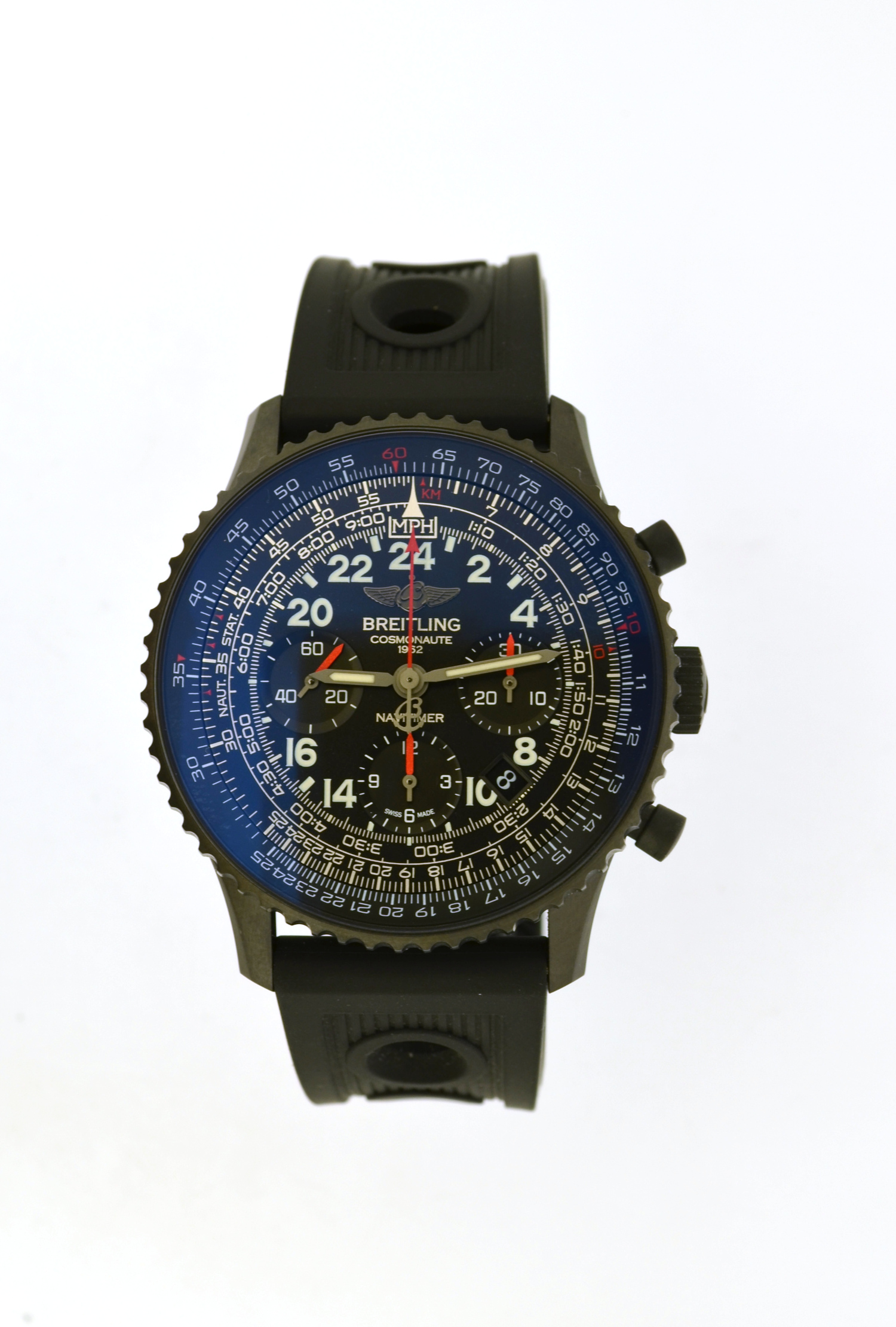 Breitling navitimer cosmonaute blacksteel best sale